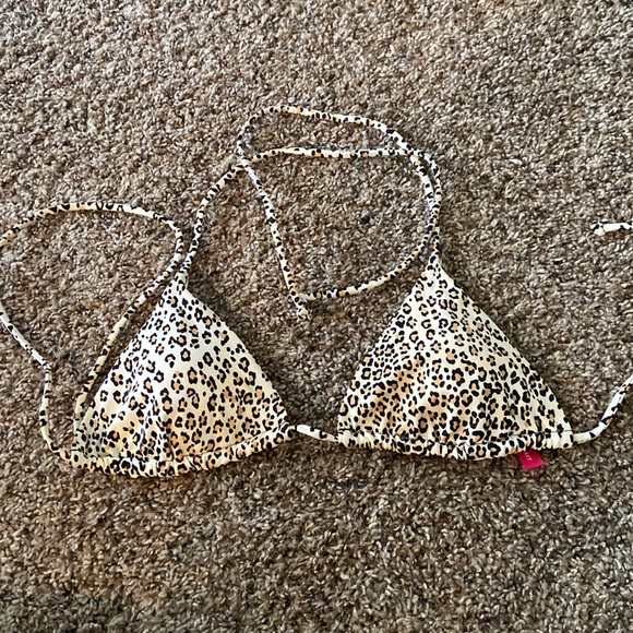 Cheetah Bikini Top - Picture 1 of 4